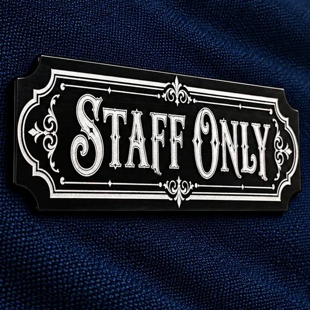 Tabliczka Staff Only